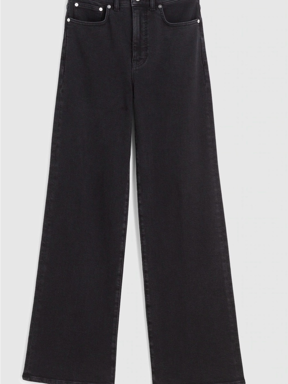 Madewell The Wide-Leg Jean in Super Stretch Denim Sz 27 - Picture 1 of 7